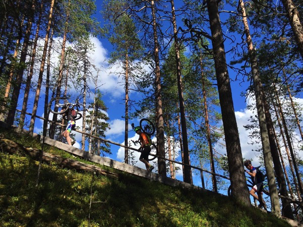 Speksaaja ekana kuvassa. Kuvaaja Markus Miettunen